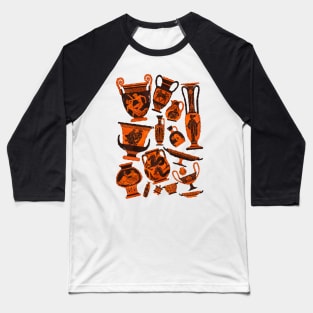 Ancient Greek Pottery Baseball T-Shirt